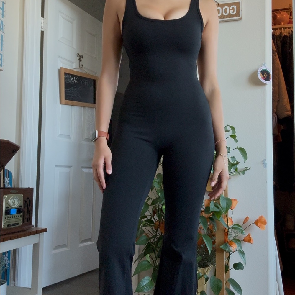 Black Sleeveless Jumpsuit